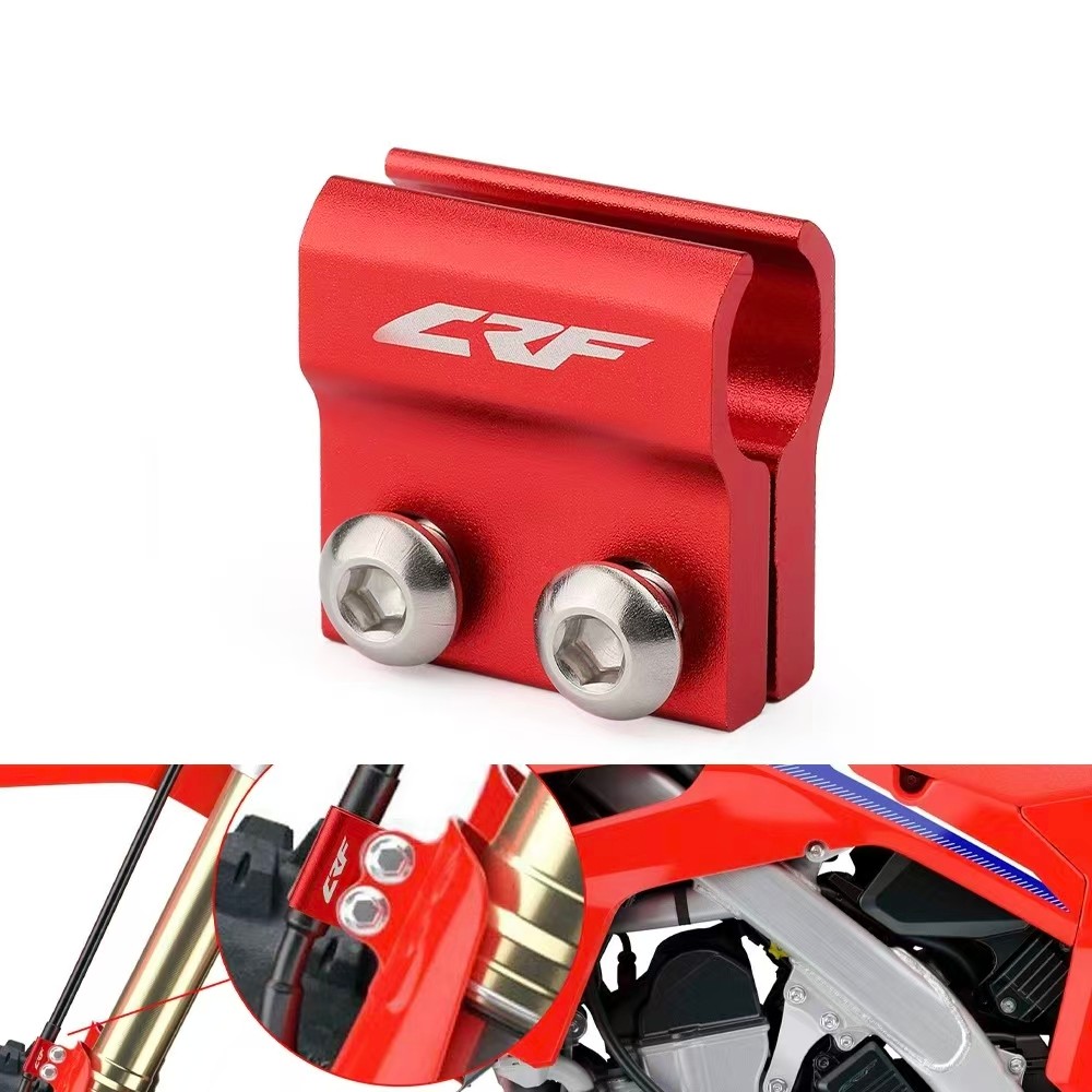 ด้านหน้าสายเบรค Clamp Holder สําหรับ HONDA XR650R XR400R XR250R/L XR600R XR 125L 150L 190L 250 400 M