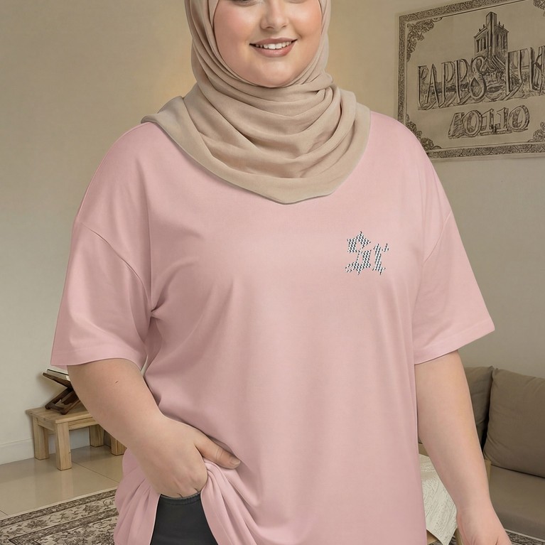 2S337 Tshirt ผู้หญิง T เสื้อ Baju Perempuan สไตล์ Wanita ผู้หญิงสไตล์เกาหลี Seluar เสื้อผ้า Plus ขนา