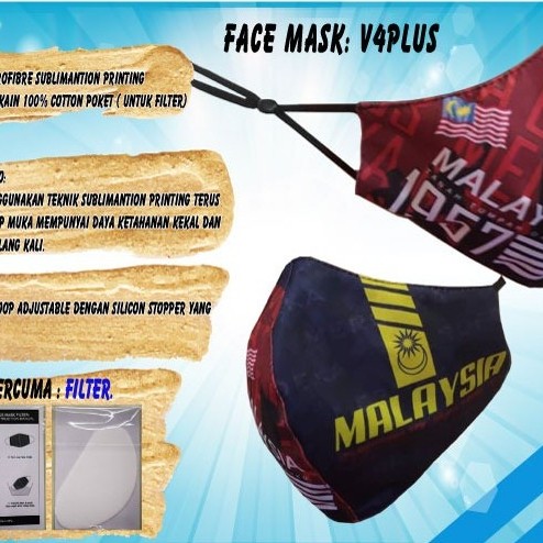 FACE MASK V4 PLUS MERDEKA