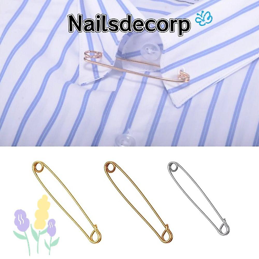 NAILS 1 ชิ้นเสื้อคอปก Pin, เครื่องประดับของขวัญ COLLAR Stiffener COLLAR คลิปหนีบกระดาษ, คุณภาพผู้ชาย