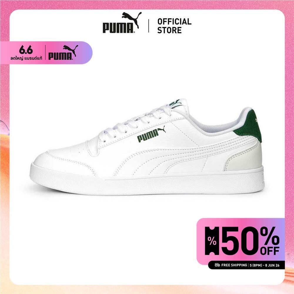 PUMA BASICS - รองเท้าออกกำลัง PUMA Shuffle สีขาว - 30966825