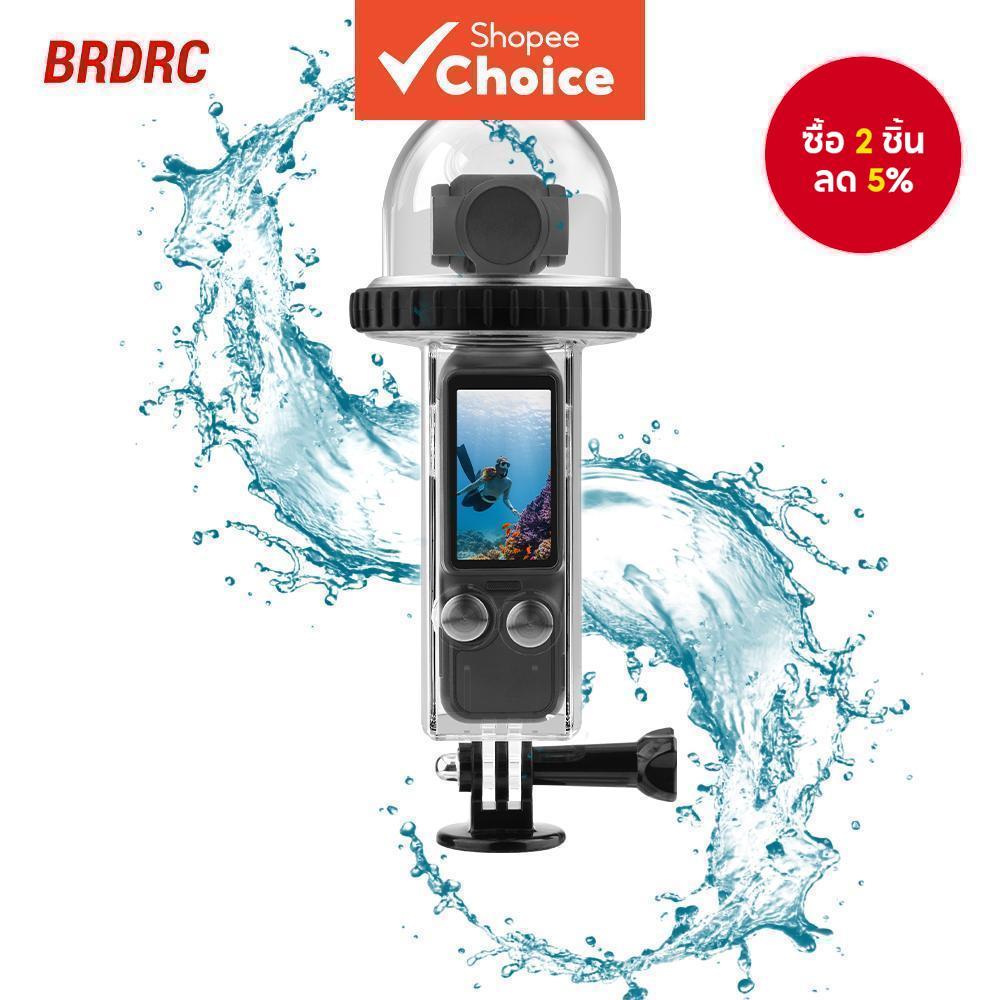 Brdrc 40M กันน้ําสําหรับ DJI Osmo Pocket 3 ใต้น้ําดําน้ําฝาครอบเกราะป้องกันกล้องอุปกรณ์ถ่ายภาพ
