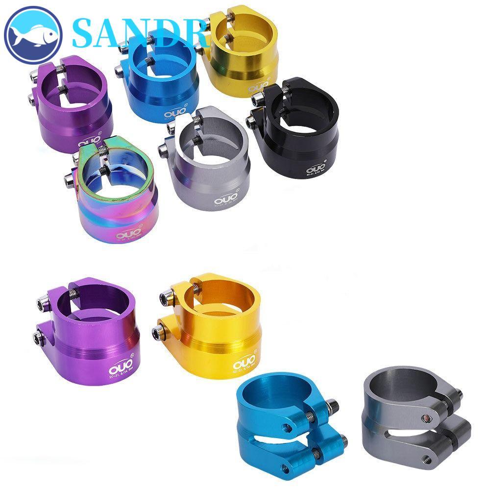 SANDR จักรยาน Seatpost Clamp,อลูมิเนียม Quick Release Seat Tube Clamp,จักรยานอาน Seat Clamp Seat Tub
