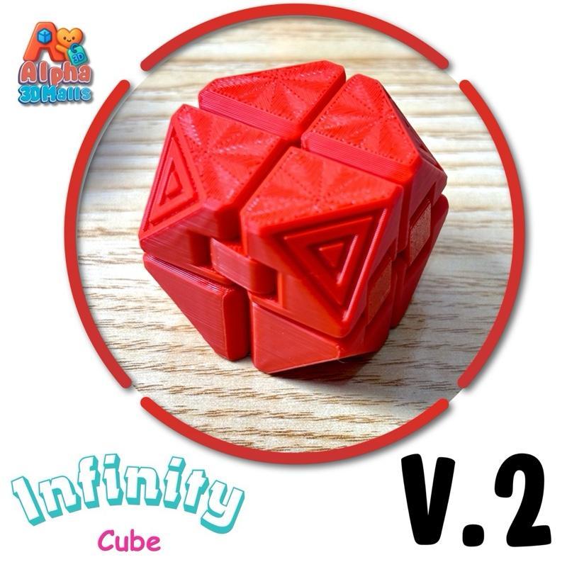 Alpha 3D Malls Infinity Cube Hero ของเล่นคลายเครียด อินฟินนิตี้ กลม ใหญ่  สีสดใส พร้อมส่ง