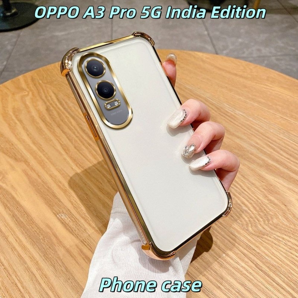 OPPO A3 Pro 5G India Edition เคสซิลิโคนหลายสีครอบคลุมเต็มรูปแบบพร้อมการป้องกันการตกกระแทกถุงลมนิรภัย