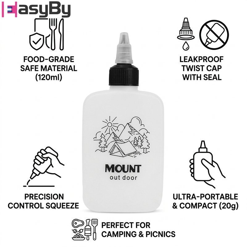 จัดส่งรวดเร็ว ความจุ120ML.ขวดน้ํามันกลางแจ้ง ขวดแบ่งน้ำมัน แบบหมุน ปรับรูออกน้ำมันได้ สำหรับใส่ปรุงรสเหลว