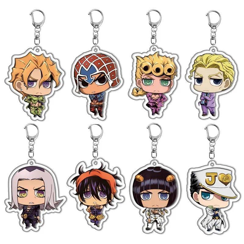 JoJos Bizarre Adventure Higashikata Josuke Kujōtarō Giorno Giovanna Kira Yoshikage Diavolo Mica พวงก