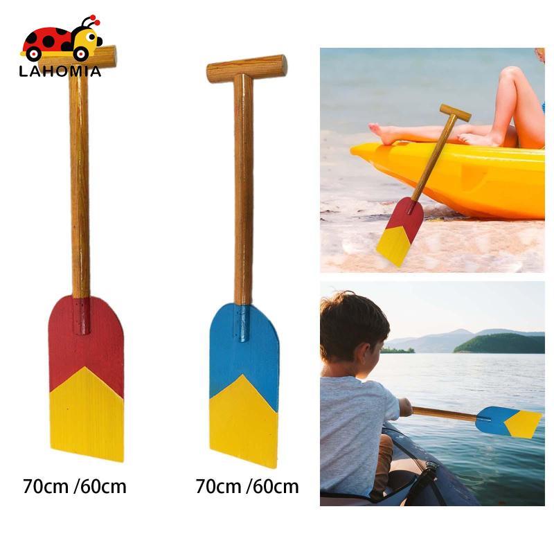 [Lahomia] เด็ก Paddle Prop ชุดเรือไม้ Oar คอสเพลย์ Prop พายเรือตกแต่ง Performance Prop ไม้ทนทานเหมาะ
