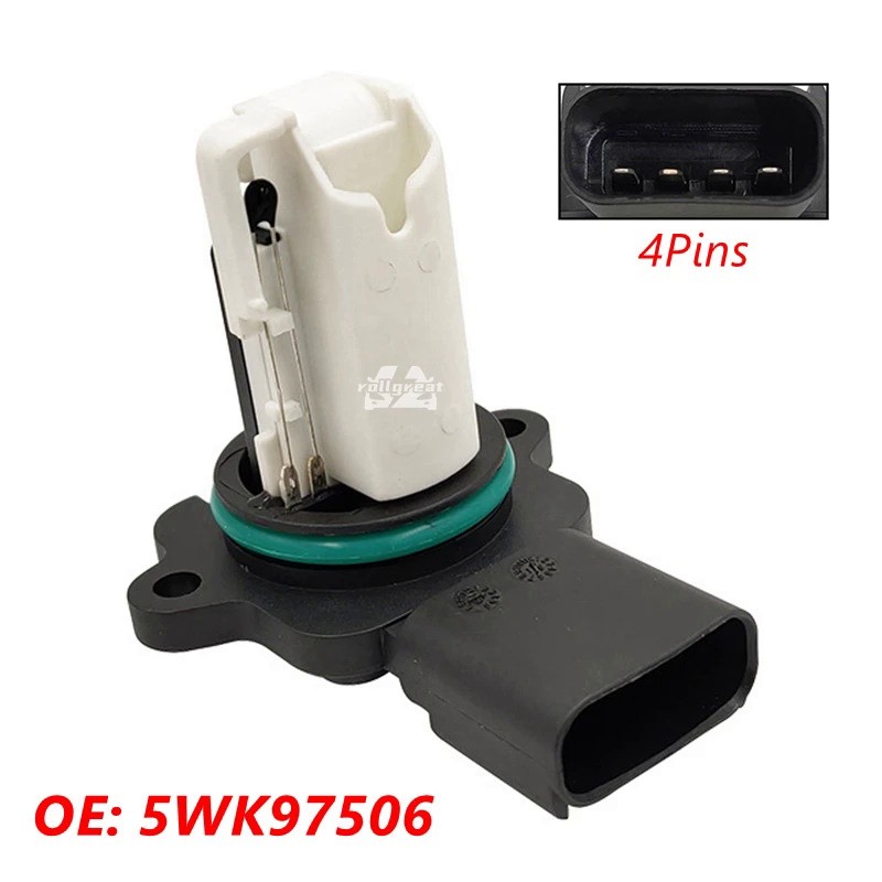 5WK97506 Mass Air Flow MAF Sensor สำหรับ Dodge Ram 2500 3500 4500 6.7L ดีเซล5WK97506Z 4984760 MAS038