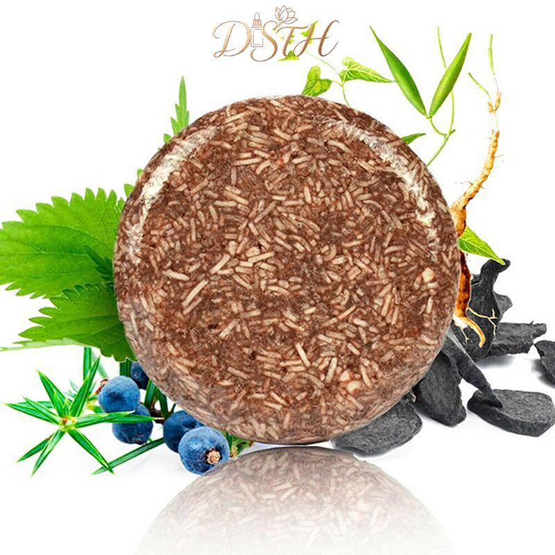 DSTH ใหม่ Polygonum Essence Hair Darkening Shampoo Bar Soap Natural Organic Mild HOT