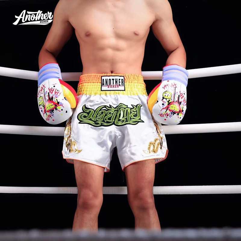 Sanda Martial Arts Longtai Boxing Shorts Boxing MMA Fighting Boxing Training Competition Shorts C8rk