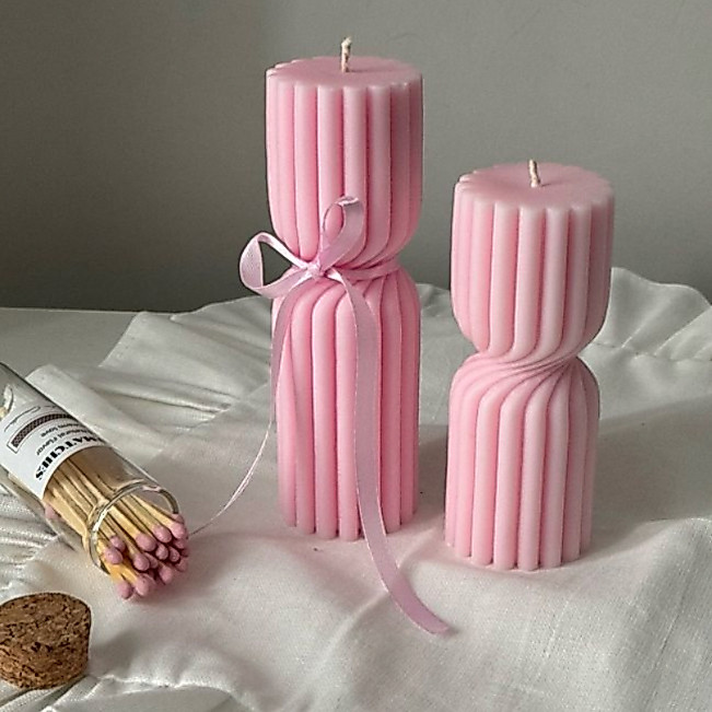 LILIN LUXURY TABLE CANDLE PILLAR CANDLE KOREAN CANDLE ASTHETIC CANDLE HAMPERS SOUVENIR