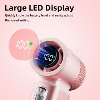 GOOJODOQ GFS015 Handheld Fan Ultra High-speed Portable Fan 8000 mAh Outdoor All-in-One Fan-Accessories included