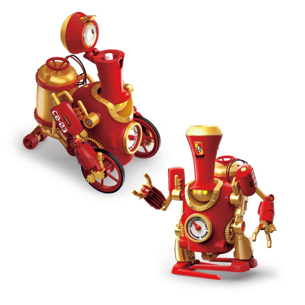 Steam-powered robot Miston MR-9121 by Elekit