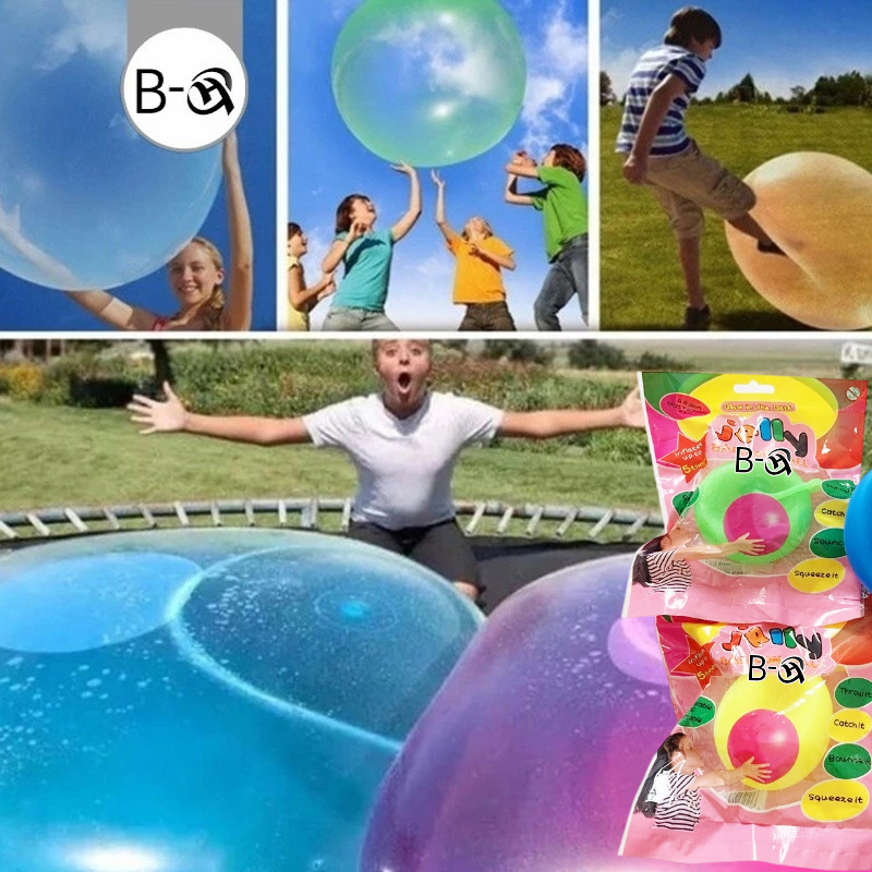 BHQ พร้อมส่ง ลูกโป่งน้ำ ลูกโป่งเป่าลม มันใหญ่มาก bubble ball มีความยืดหยุ่นสูง สามารถเติมอากาศและรดน้ํา