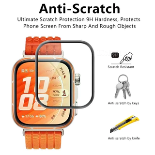 HD Anti-Scratchป้องกันหน้าจอสำหรับHuawei Fit 5 4/5 4Pro Hydrogelฟิล์ม/กระจกนิรภัยเต็มรูปแบบสำหรับสมาร์ทวอท์ชHuawei Fit 3