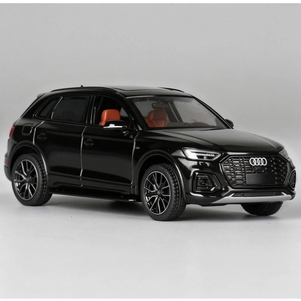 Mybeautyhouse JKM 1:64 สีดํา Q5L City SUV กีฬารุ่นDiecastโลหะจอแสดงผลรถใหม่