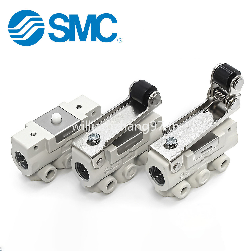 SMC Pneumatic Mechanically ดําเนินการวาล์ว – VM131-01-00A-02A วาล์วเครื่องกล, VM121-01-01A วาล์วลมควบคุมด้วยตนเอง