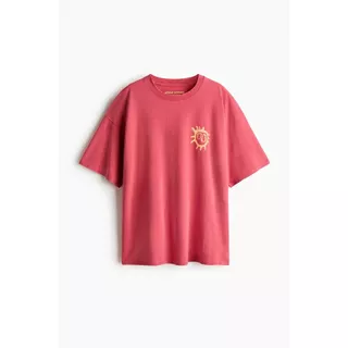 H&M(เอชแอนด์เอ็ม) เสื้อยืดพิมพ์ลายไซส์โอเวอร์ไซส์ ผู้หญิง 1341688_3