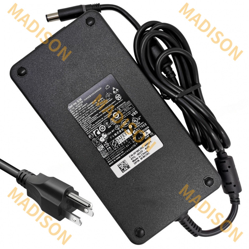 ใหม่ 240W 12.3A AC Power แล็ปท็อปอะแดปเตอร์ชาร์จสําหรับ Dell Alienware R1/R2/R3/R4 M17x GA240PE1-00 