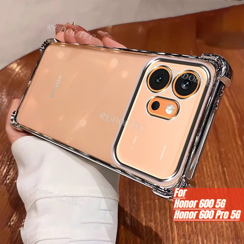 เคส Honor 600 600Pro 5G ดีไซน์ใหม่สี่มุมกันกระแทกปลอกใส ให้เกียรติ 600 มือโปร ให้เกียรติ600 โทรศัพท์อ่อนบางพิเศษฝาหลัง