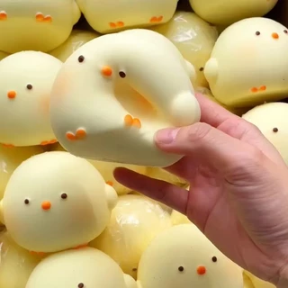 ช้า Rebound Decompression ของเล่นสร้างสรรค์จําลองช็อกโกแลตขนมปังลูกสุนัขลูกแมวยอดนิยม Squishy ของเล่น Stress-relief Mochi