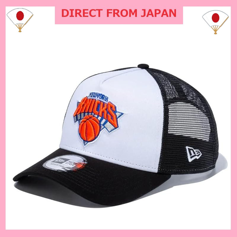 NEW ERA NBA New York Knicks Cap 9FORTY A-Frame Trucker Mesh Cap New Era (Royal) - Free
