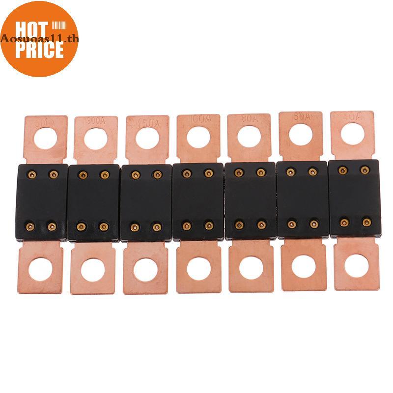 Aosuoas ฟิวส์รถยนต์ MEGA Bolt-on ฟิวส์ Blow A Fuse de Fuse 40A 80A 125A 250A ถึง 400A TH.