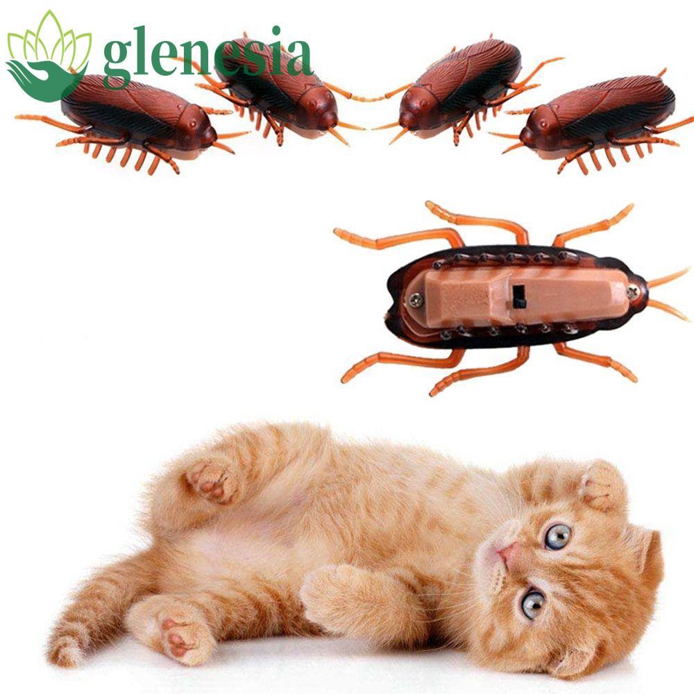 GLENESIA แมลงสาบ Interactive ความแปลกใหม่ Gag ของเล่นสําหรับสัตว์เลี้ยงแมวลูกสุนัขแบตเตอรี่