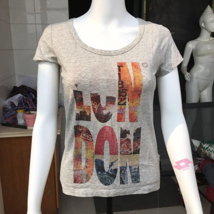 LOTTO LOTTO เสื้อยืดแฟชั่นกีฬายืดสูงของผู้หญิงลอนดอนลอนดอนซีรีส์ ETSG014-1