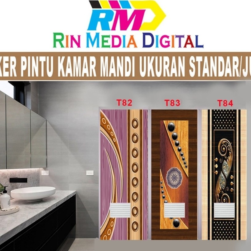 สติ๊กเกอร์ติดประตูห้องน้ํา/ประตูห้องน้ํา/สติ๊กเกอร์ติดห้องน้ํา/STANDARD/JUMBO SIZE CODE T82-T84