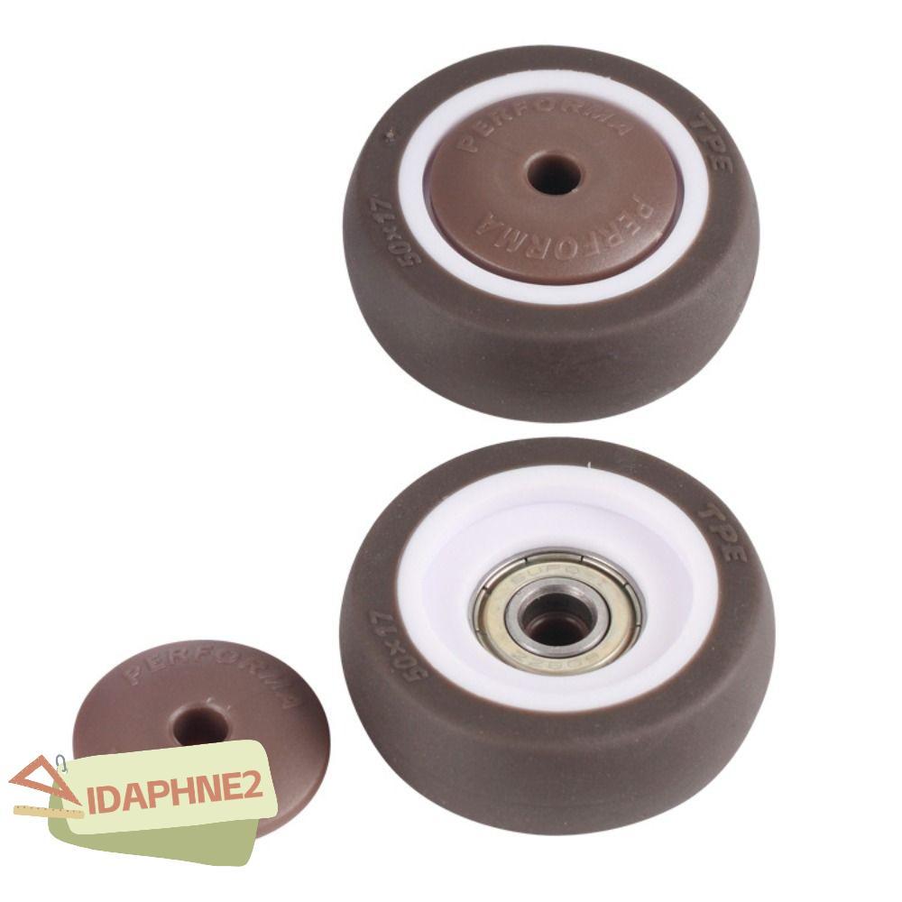 IDAPHNE2 ล้อรถเข็น,ยางเปลี่ยนล้อยาง, TPR กระเป๋าเดินทางล้ออะไหล่ Mute ลูกกลิ้งยาง