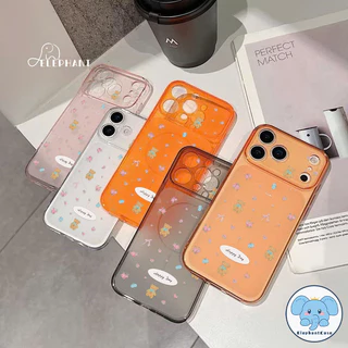 เหมาะสำหรับ IPhone 17 15 air 14 16 13 12 11 Pro Max 14 16 15 Plus เคสคอร์นิง ตุ๊กตหมีดอกไม้ น่ารัก สไตล์ฮิต