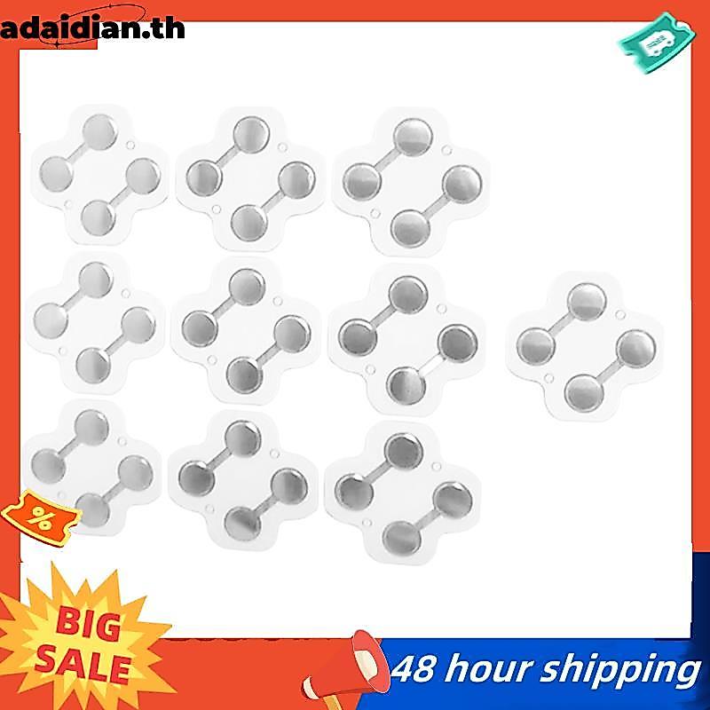 สวิตช์สําหรับ 10 ชิ้นคีย์ ABXY สติกเกอร์ปุ่มสําหรับจับสวิตช์ฟิล์มกุญแจแผ่นโลหะสติกเกอร์นําไฟฟ้า
