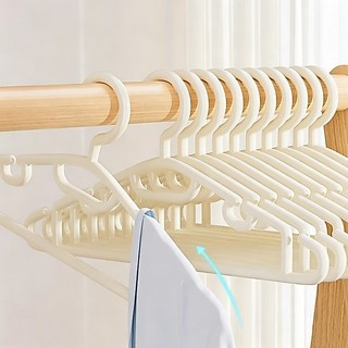 Plastic Non-slip Heavy Clothes Hanger Traceless Clothes Racks for Closet Organization Space Saver