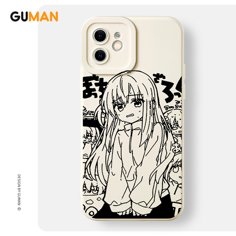 GUMAN เคสไอโฟน เคสนุ่มกันกระแทก อนิเมะตลก น่ารักผู้หญิง เคสโทรศัพท์ for iPhone 17 Air 16 15 14 13 12 11 Pro Max SE 2020 X XR XS 8 7 Plus พลัส CG001