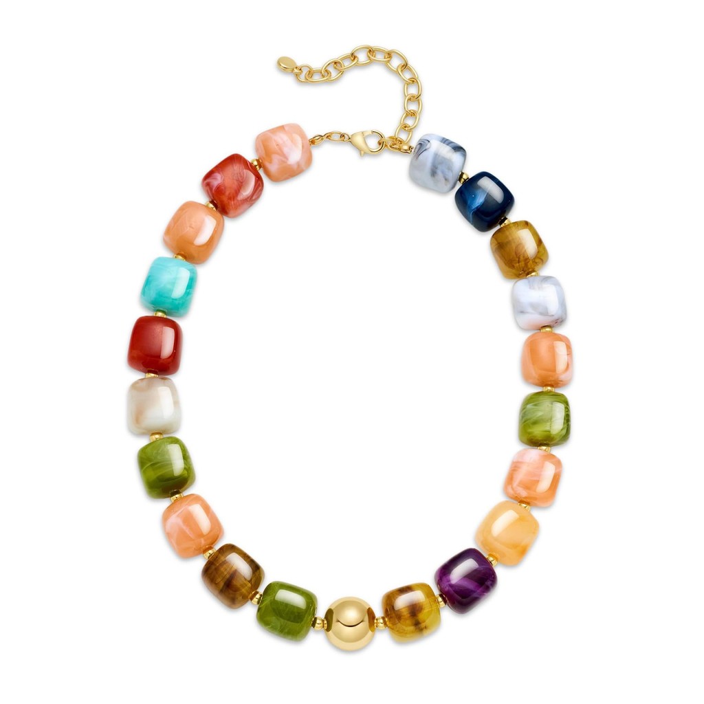 สร้อยคอลูกปัด Bohemian Fashion All-Match Ladies Necklace