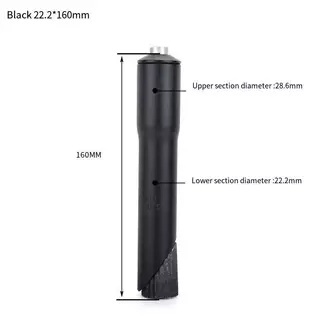 NLE จักรยานส้อม Stem Extender 22.2 มม.อลูมิเนียมแผนที่จักรยานเสือภูเขาจักรยาน Stem Riser อะแดปเตอร์สําหรับ 1 1/8 "Threadless Steer หลอด N