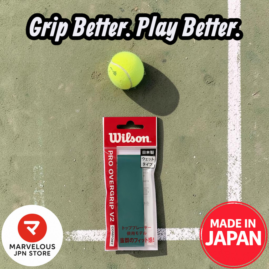 Wilson Pro Overgrip V2.0 - Tennis and Badminton Grip Tape (Multiple Pack Options Available)