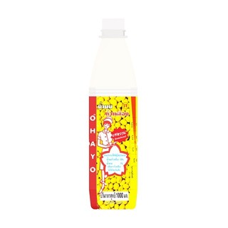 โอฮาโย น้ำนมถั่วเหลืองรสหวาน Ohayo Sweetened Soybean Milk 1ltr.