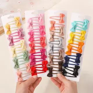 1ชิ้นลูกอมสีBBคลิปกิ๊บชุดมินิโบว์เด็กเด็กสาวแฟชั่นเรียบคลิปผม หมุด น่ารักอุปกรณ์ผมของขวัญ