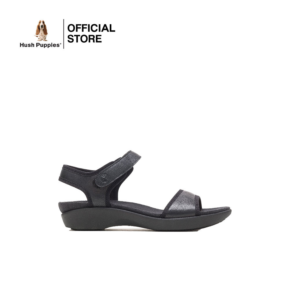 Hush Puppies รองเท้าผู้หญิง รุ่น HP IWSFB0015A - สีดำ (รองเท้าแตะแบบรัดส้น)