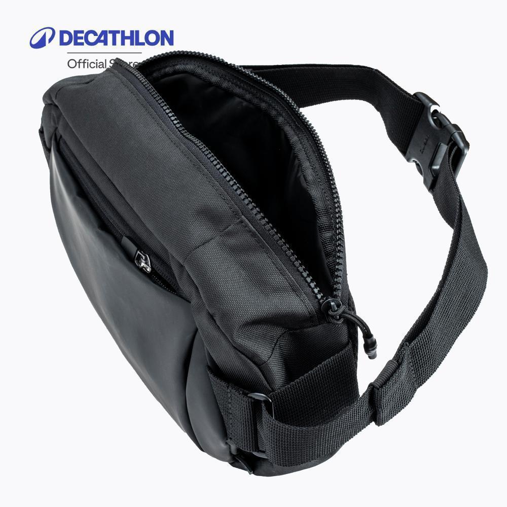 Decathlon Messenger Waist Bag Urban Walking Active Mobility กระเป๋าวิ่งรุ่น Messenger - Black