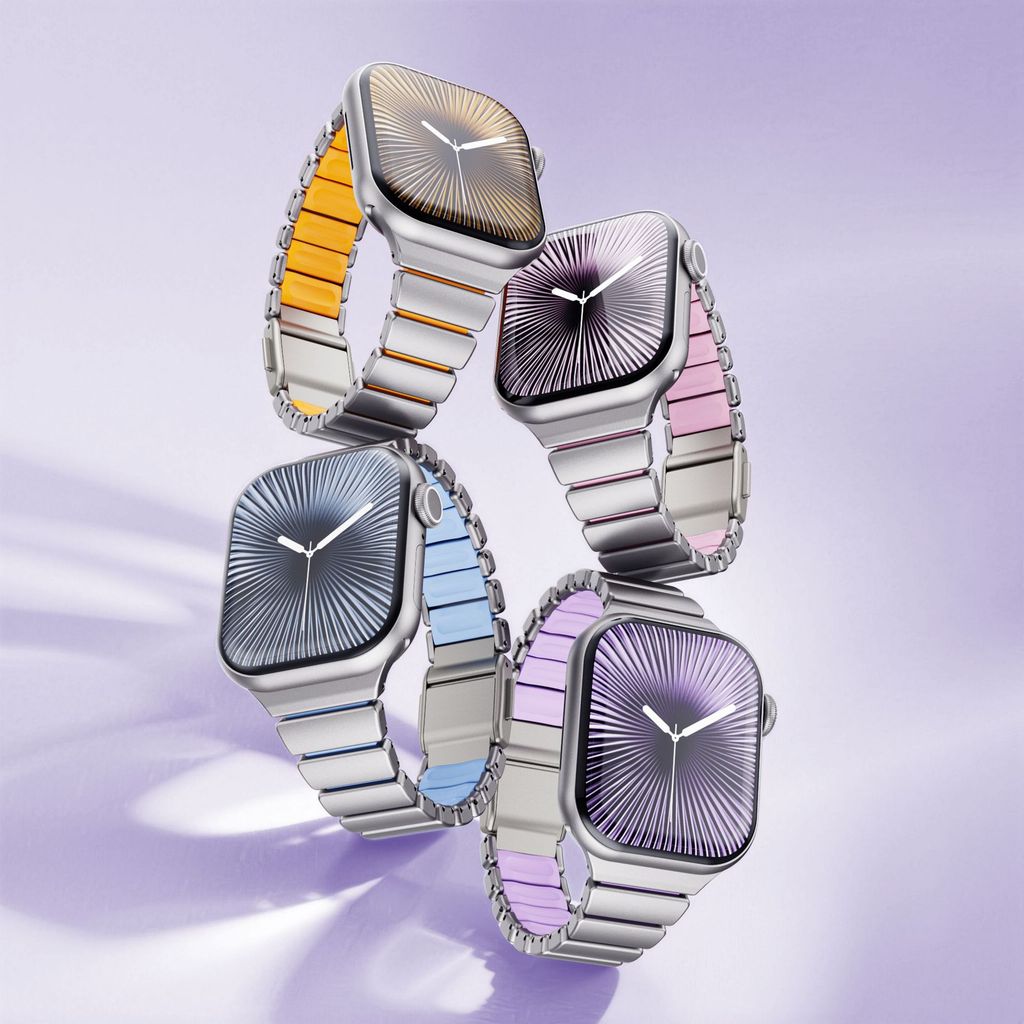 Nomad Titanium Band สําหรับ iWatch Ultra 3 2 49 มม.Series 11 10 42 มม.สายแม่เหล็ก Iwatch 11 10 9 8 7