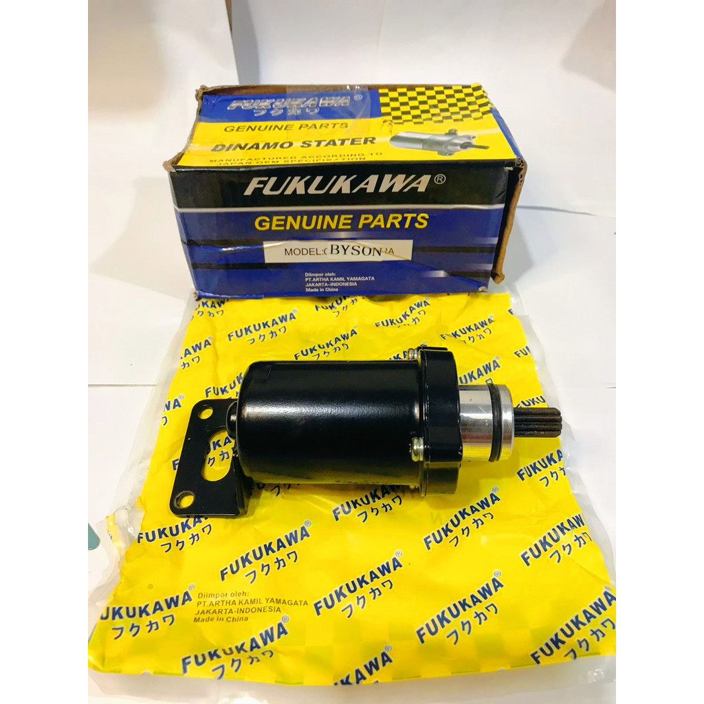 DYNAMO STATER ASSY MOTOR YAMAHA BYSON ORIGINAL FUKUKAWA MNL