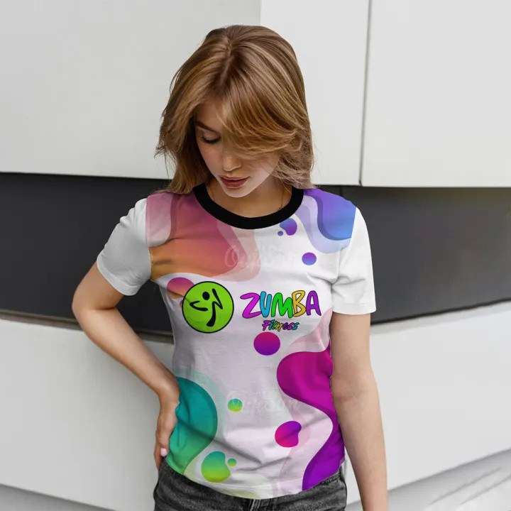 Streetwear Daily Casual ,เสื้อยืดเต้นรํา Zumba,เสื้อกีฬาระบายอากาศสําหรับผู้หญิงฟิตเนสและเต้นรํา,Out