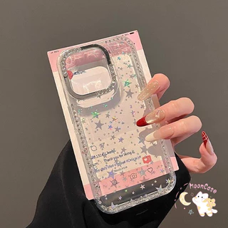 เคสโทรศัพท์แบบใหม่ใสที่มีเพชรจำนวนมาก เหมาะสำหรับ IPhone 17 16 13 16 14 ProMax 15 16 11 15 Plus 17 12 15 12PRO