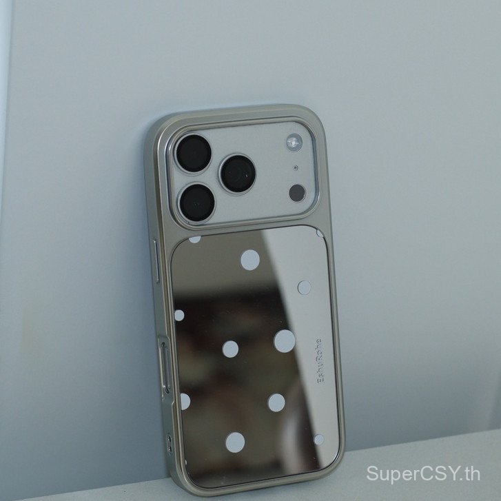 เคสโทรศัพท์ เหมาะสําหรับ iPhone 11 12 13 14 15 16 17 Pro max Plus Air White Polka Dot Shock-proof Shock-proof เคสป้องกันรวมทุกอย่างกรณี W8QY