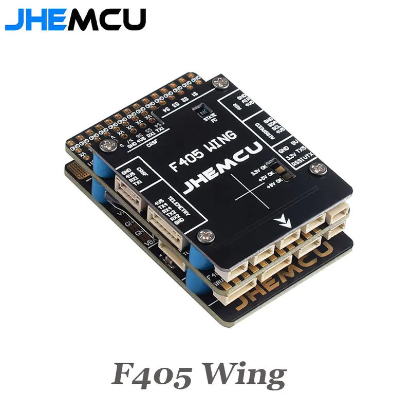 HB JHEMCU F405 Wing INAV Flight Controller ในตัวบารอมิเตอร์ Gyroscope OSD Blackbox BEC สําหรับ RC เค