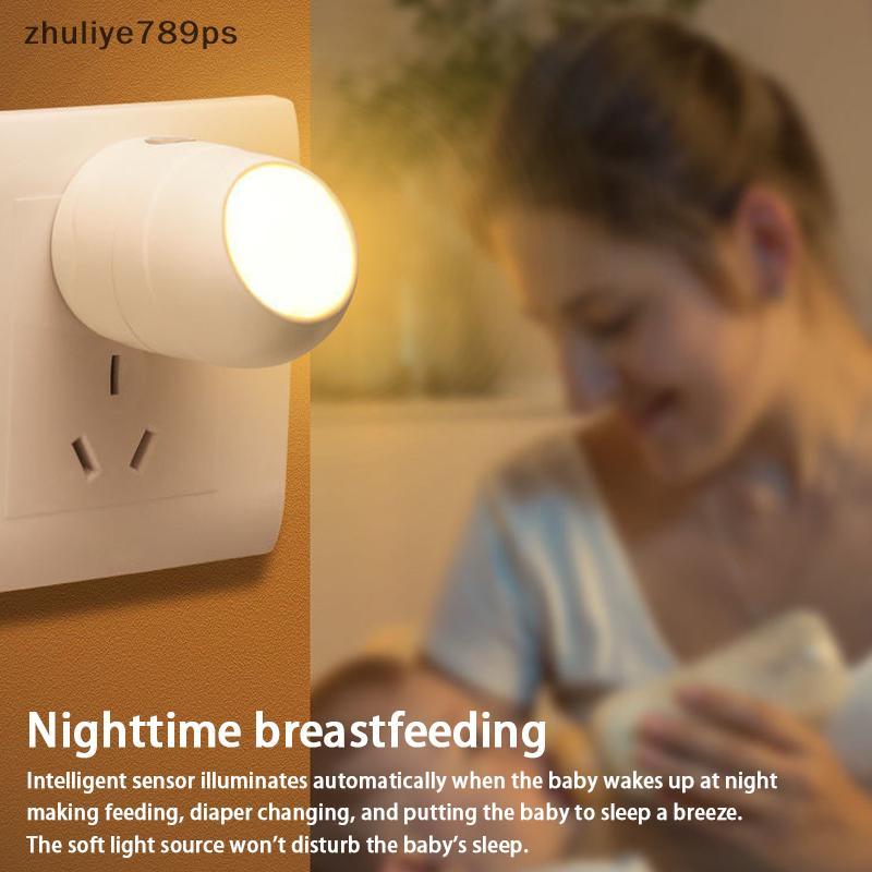 Zhuliye789ps] 360° นําเซ็นเซอร์ไฟกลางคืนแสงอ่อนให้อาหารทารกป้องกันดวงตาประหยัดพลังงานแสงศึกษาโคมไฟอ่